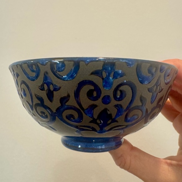 2 BIA Cordon Bleu Oh La La Arabella Blue Oven Safe / Dishwasher Safe Bowls - Picture 4 of 9